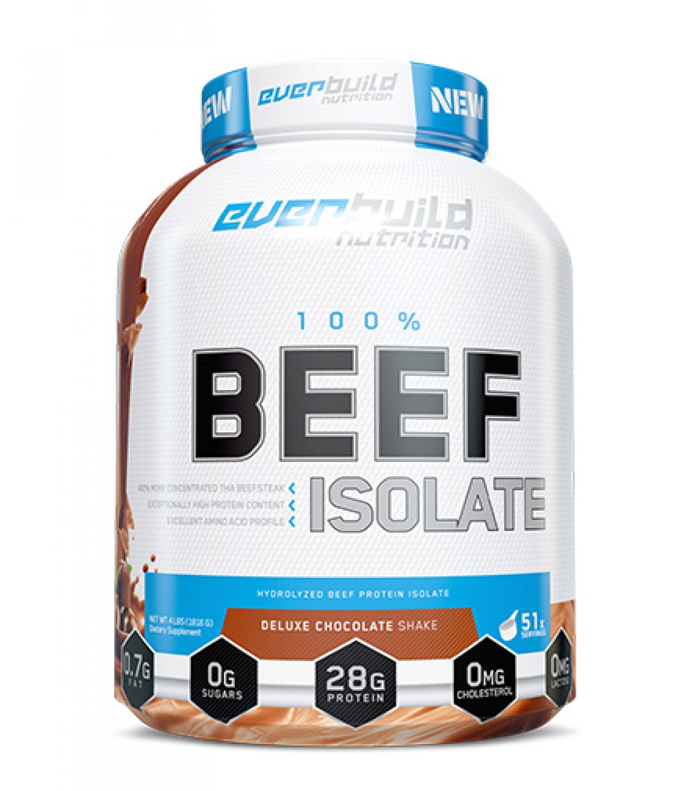 EVERBUILD - Ultra Premium 100% Beef Isolate / 4lbs.